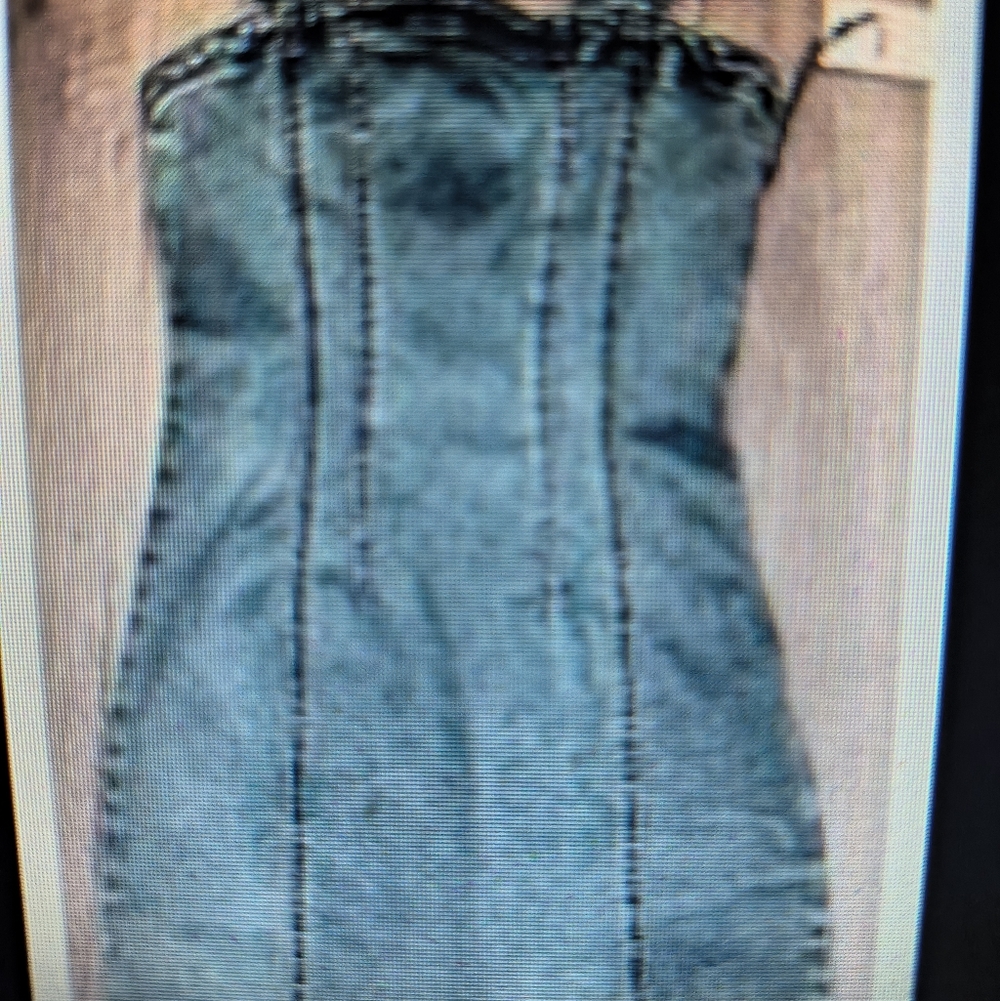 Forever 21 Denim Mini Dress Sz Lg
